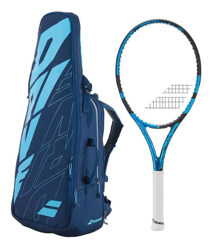 Raqueta Babolat Pure Drive Lite 270 g L2 y mochila Pure Drive