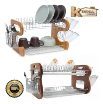 Comprar Escurridor 2 Niveles De Platos Cubiertos Vasos Tazas Copas