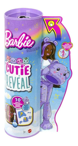 Muñeca Barbie Cutie Reveal Con Disfraz De Oso De Peluche 