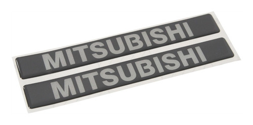 Par Emblemas Adesivos Mitsubishi Porta Pajero Sport 2009 