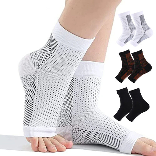 W 3 Pares De Calcetines Para Neuropatía, Mangas De