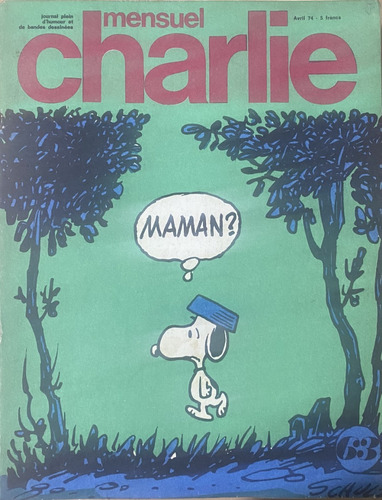 Charlie Nº 63 Revista Comic Francia, Feiffer Schulz 1974 K5