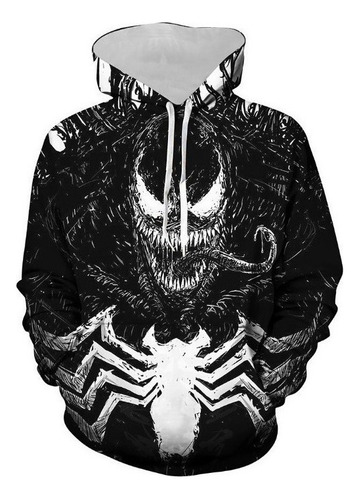 Spider Man Venom Sudadera Con Capucha Adulto Moda Traje 3d