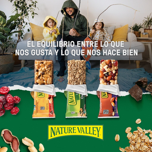 Barras Granola Nature Valley Cacahuate Y Trozos De Chocolate
