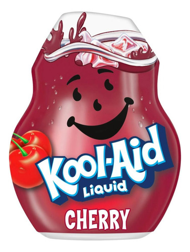 Concentrado Líqudo P/agua Kool Aid Cherry 48 Ml