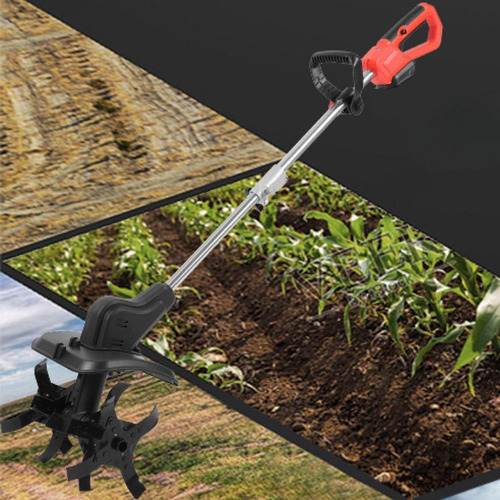 Cultivador De Timón Inalámbrico 21 V Jardinería