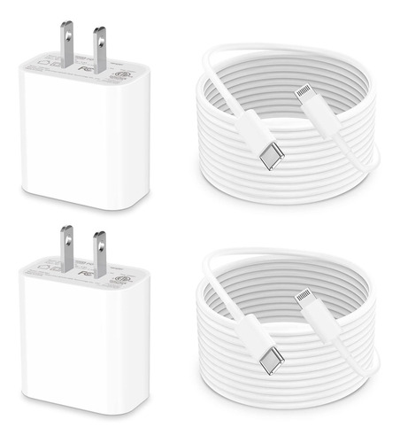 [apple Mfi Certified] iPhone 14 Fast Charger, Redpark 2 Pack