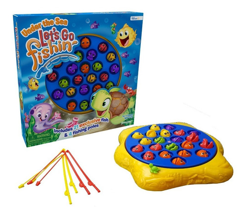 Juego De Pesca Fishing Juguete Giratorio Niños Didactico