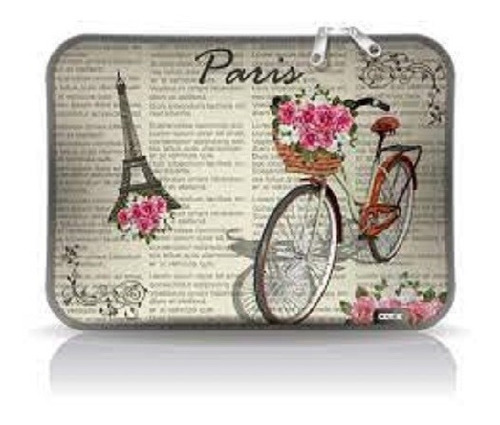 Funda Porta Notebook 15.6  Neoprene Estampado Paris