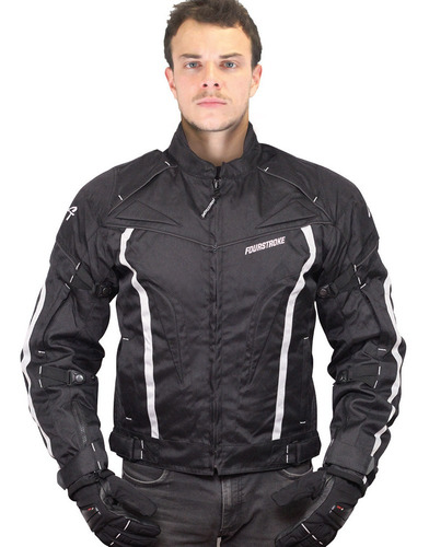 Campera Fourstroke Eco Jacket Protecciones Moto Delta Cts