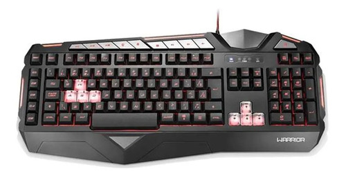 Teclado Pra Computador Gamer Warrior Morani Led 