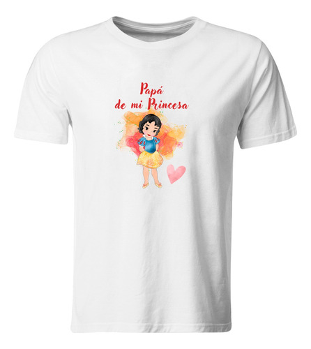 Playera Personalizada Pc27.  Papá Mamá E Hija: Princesa