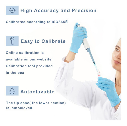 Onilab Pipeta Ajustable 2-10ml Canal Único --- Mmg