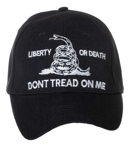 Liberty Or Death Dont Tread On Me Gadsden Flag Gorra De Béis