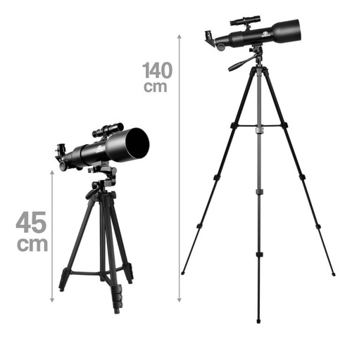Telescópio Greika Refrator Azimutal 60mm 360mm Galileu Tripe