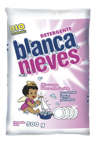 Detergente Para Ropa Blanca Nieves 500g