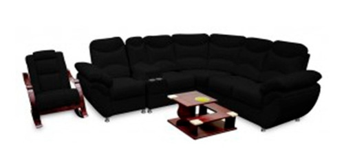 Juego De Sala En L Modelo Deluxe. Varios Colores.
