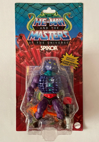 Spikor Motu Origins Wave 14 Retro Play Mattel 2023 Snake Men (Usado)