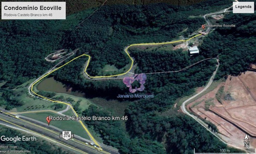 Imagem 7 de 13 de Terreno À Venda, 3090 M² Por R$ 650.000,00 - Condomínio Ecoville - Araçariguama/sp - Te0631