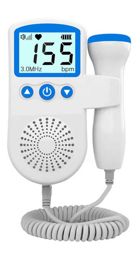 Monitor Cardíaco Portátil Para Doppler De Sonar Fetal Abdomi