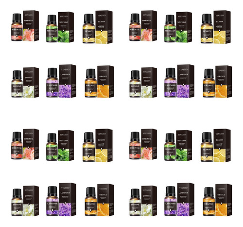 Pack 24 Esencias Para Humidificadores Difusores Aceit
