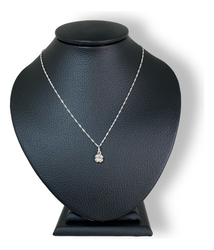 Dije Trebol De 4 Hojas Con Cadena Plata 925 (le4712)