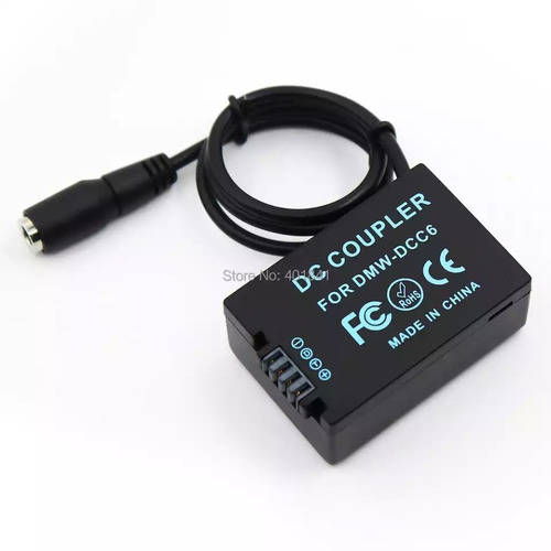 Dcc6 Cargador Usb Batería Falsa Camara Lumix, Ver Modelos