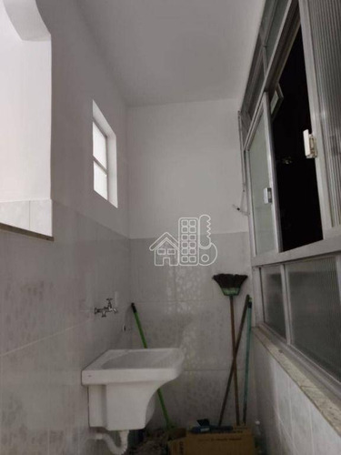 Apartamento Com 1 Dormitório À Venda, 56 M² Por R$ 220.000,00 - São Lourenço - Niterói/rj - Ap4293
