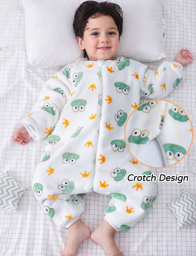 Recién Nacido Camisones Niños Pijama Franela Cálido Bebé