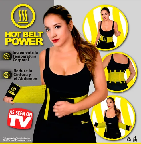 Faja Compresora Tv Hot Belt Power Ajustable Neotex 100%