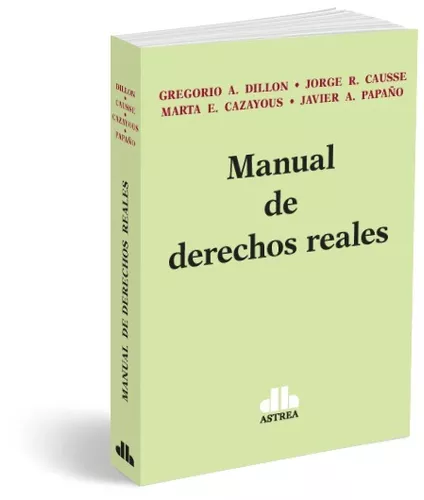 Manual De Derechos Reales Dillon Mercadolibre