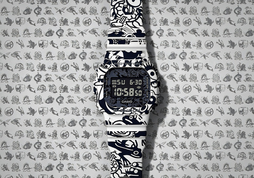 Reloj Casio G-shock: Dw-5600gu-7cr Correa Multicolor