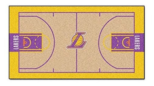 Fanmats Nba Los Angeles Lakers Nylon Face Nba Court Runnerla