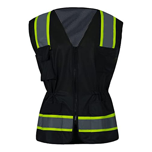 Reflectivo, Fonirra Chaleco De Seguridad Hi Vis Para Mujer R