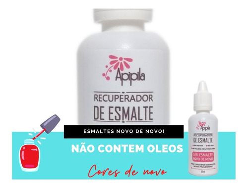 Kit 05 Esmaltes Para Carimbo Betinna + Recuperador