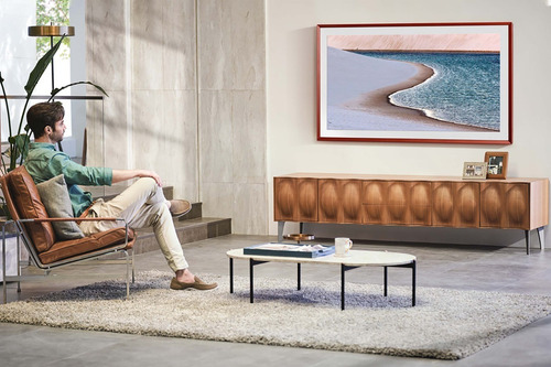 Imagem 8 de 10 de Smart Tv 43'' Qled 4k The Frame 43ls03a Modo Arte Samsung