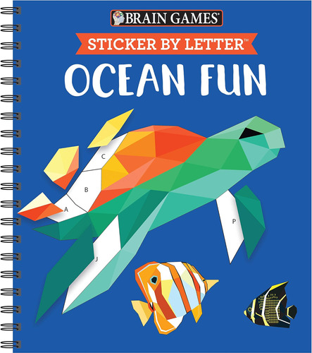 Libro: Brain Games Sticker By Letter: Ocean Fun