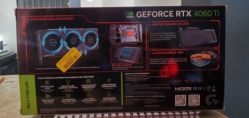Gigabyte Rtx 4060 Ti Eagle Oc 8gb Gddr6 (Usado)
