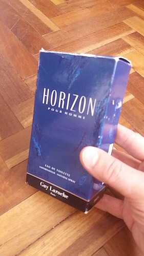 Frasco Vacío Y Caja De Perfume Horizon - Guy Laroche