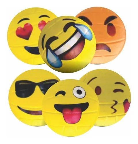 Mini Bola Dualt Emotion Eva Cor Amarelo