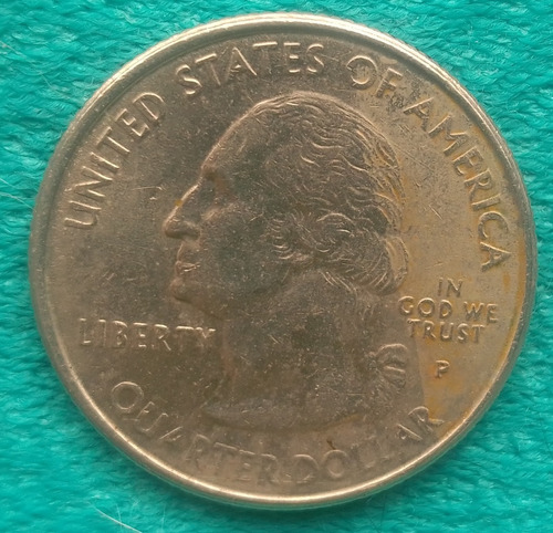 Moneda 1/4 P (washington) 50 Estados Connecticut