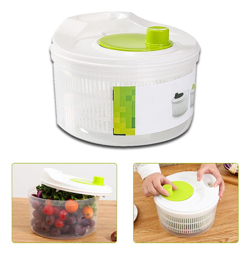 Escurridor Secador De Verduras Centrifuga Pettish Online