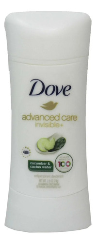 Dove Antitranspirante Invisible Pepino Y Nopal 74g