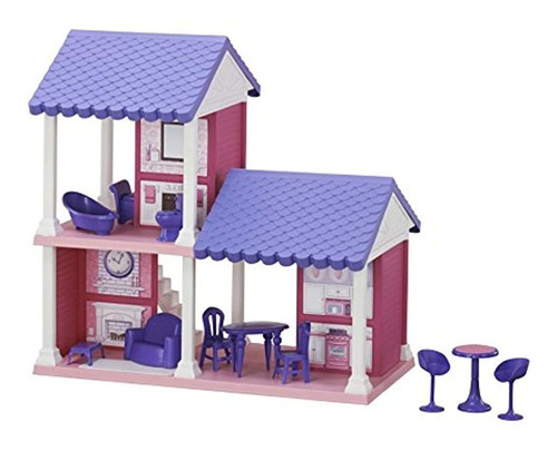 Accesorios Para Casa De Muñecas Violeta-rosa, Marca Pyle