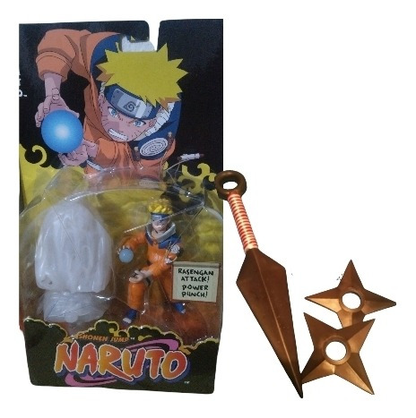 Set Kunai  2 Shuriken 1 Figura De Naruto Anime