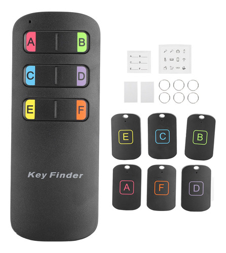 6pcs Inalámbrico Llave Buscador De App Key Track Er Anti-pér