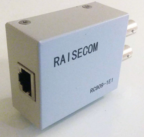 Imagen 1 de 5 de Convertidor De Impedancia Raisecom Rc909-1e1 120 Ohm 75 Ohm