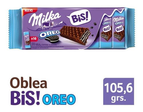 Oblea Milka Bis Oreo X 1 U - Lollipop