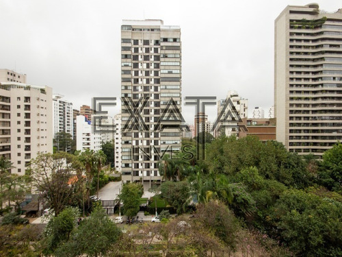 Imagem 10 de 30 de Morar No Local Mais Agradável De Um Dos Bairros Mais Cobiçados Da Capital: A Vila Nova Conceição. Arborizado E Seguro, Pertinho Do Parque Ibirapuera. 386,82m² Área Útil, Lavabo, Sa - Ap00717 - 693953