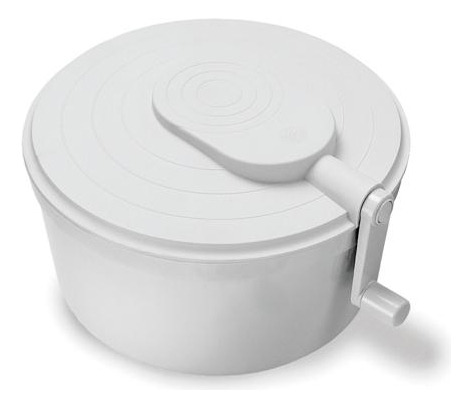 Centrifuga Branca Para Verduras E Folhas 26cm - Ghidini